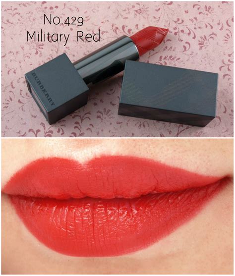 Burberry military red lipstick